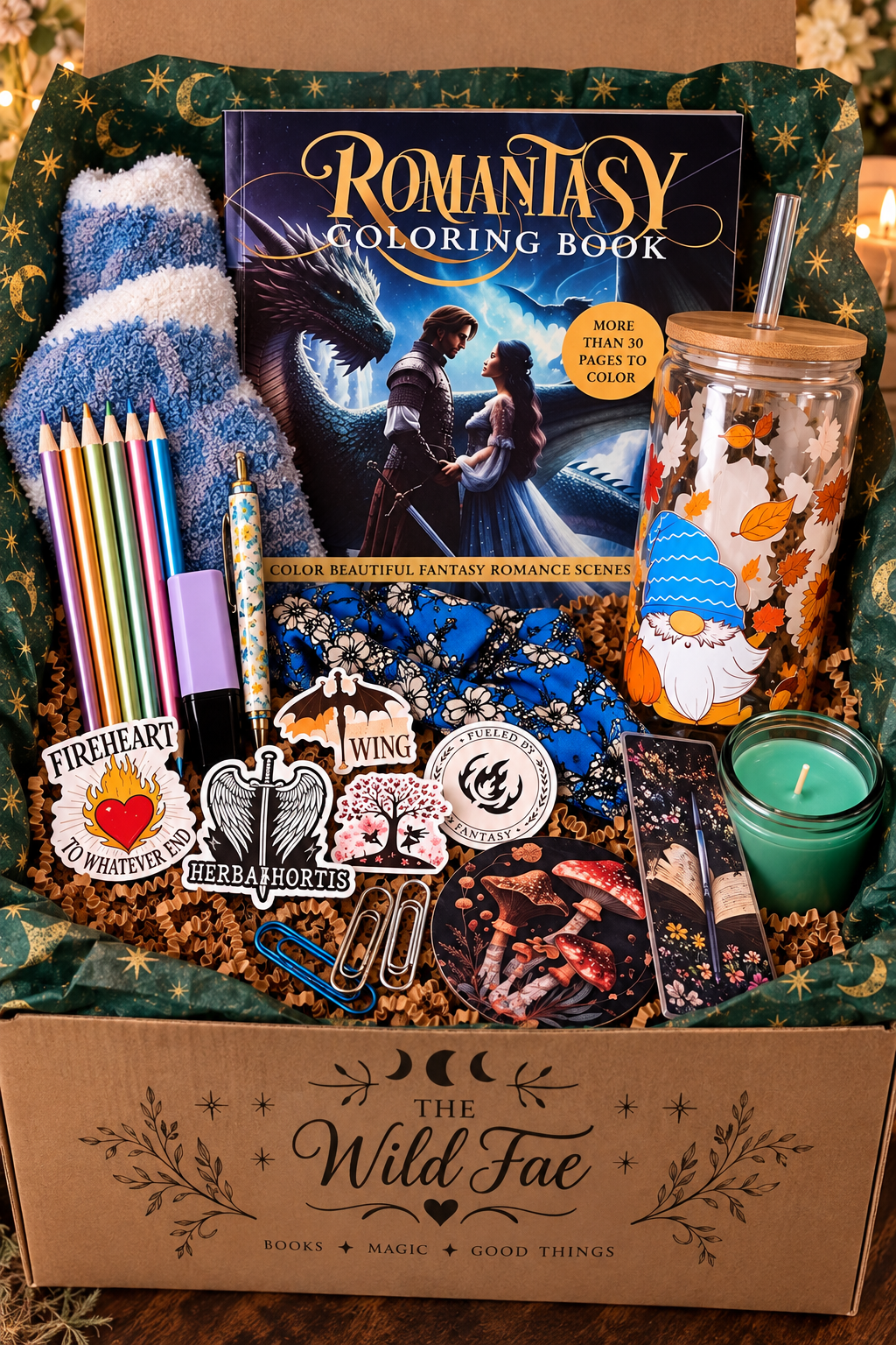 Blind Date with an Adult Coloring Book Box | Cozy Gift