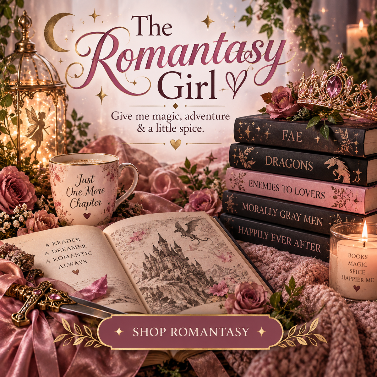Romantasy Mystery Book Box