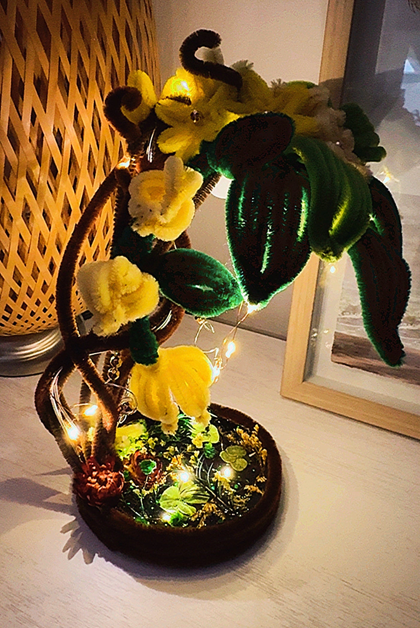 Tree of Life Fairy Light Lamp | Cottagecore Bedside Night Light