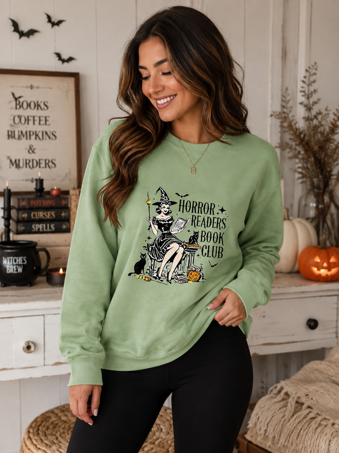 Horror Readers Book Club Sweatshirt Small