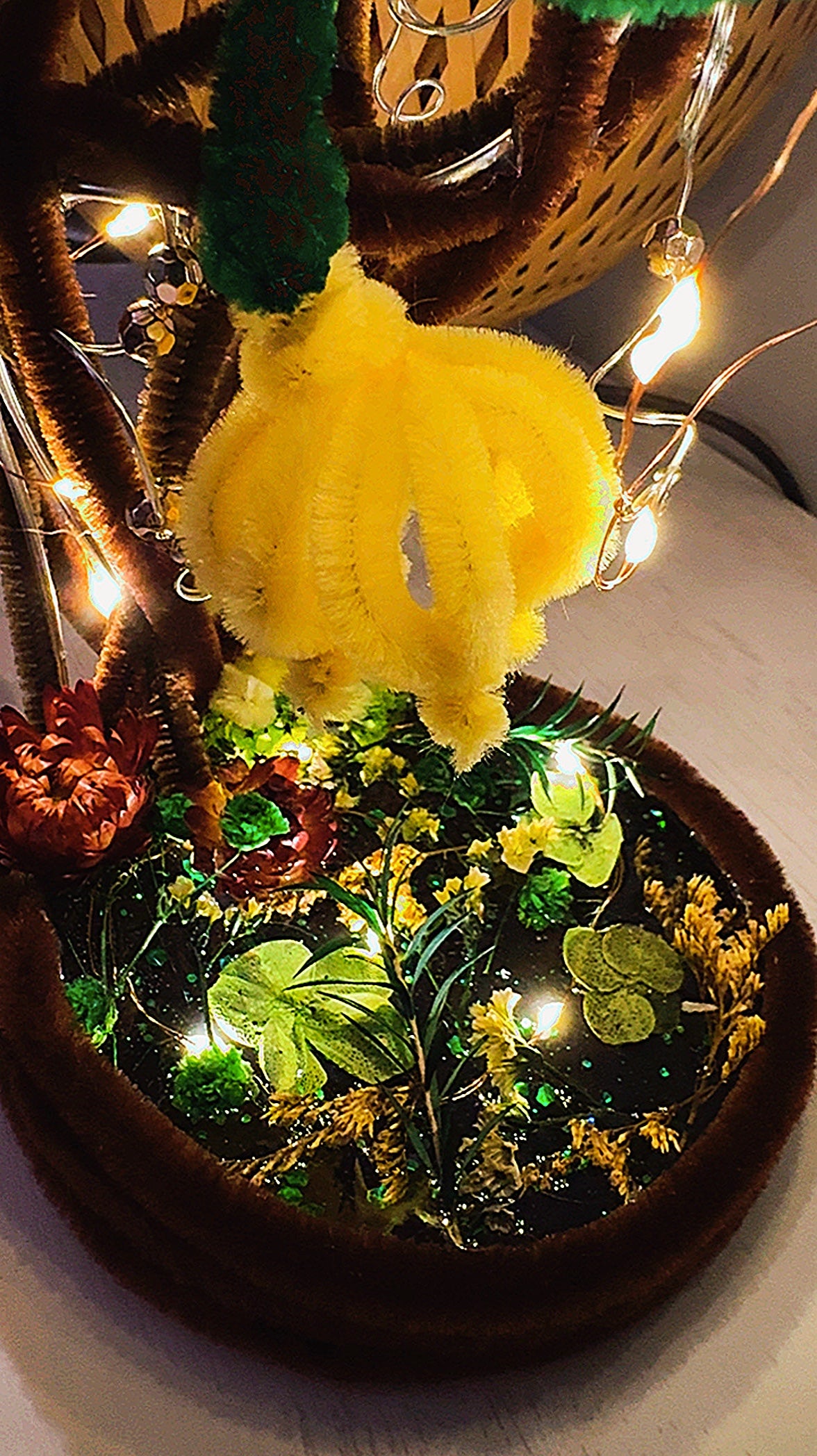 Tree of Life Fairy Light Lamp | Cottagecore Bedside Night Light