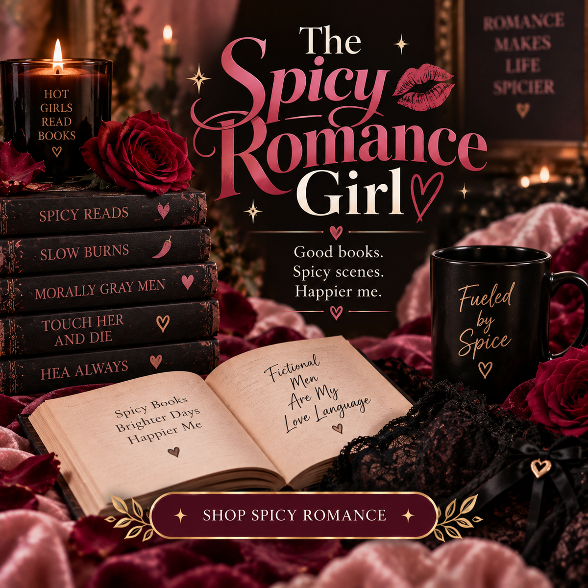 Spicy Romance Mystery Book Box