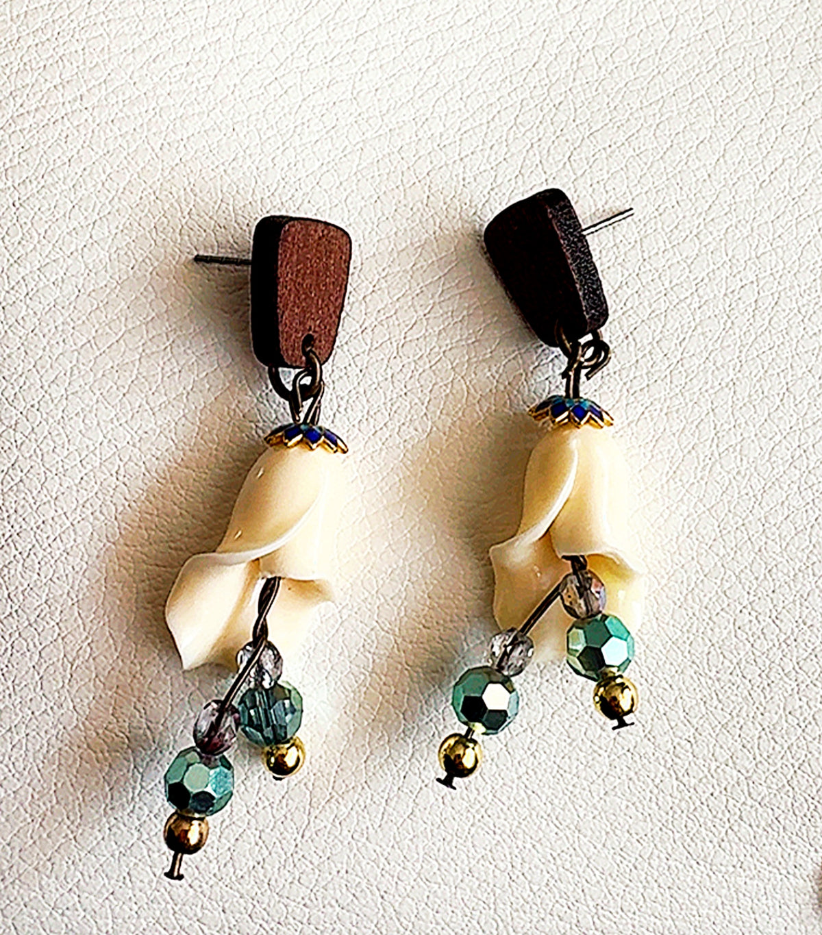 Woodland Flower Earrings | Boho Floral Dangle Earrings | Cottagecore Jewelry | Fairycore Gift | Nature Inspired Earrings