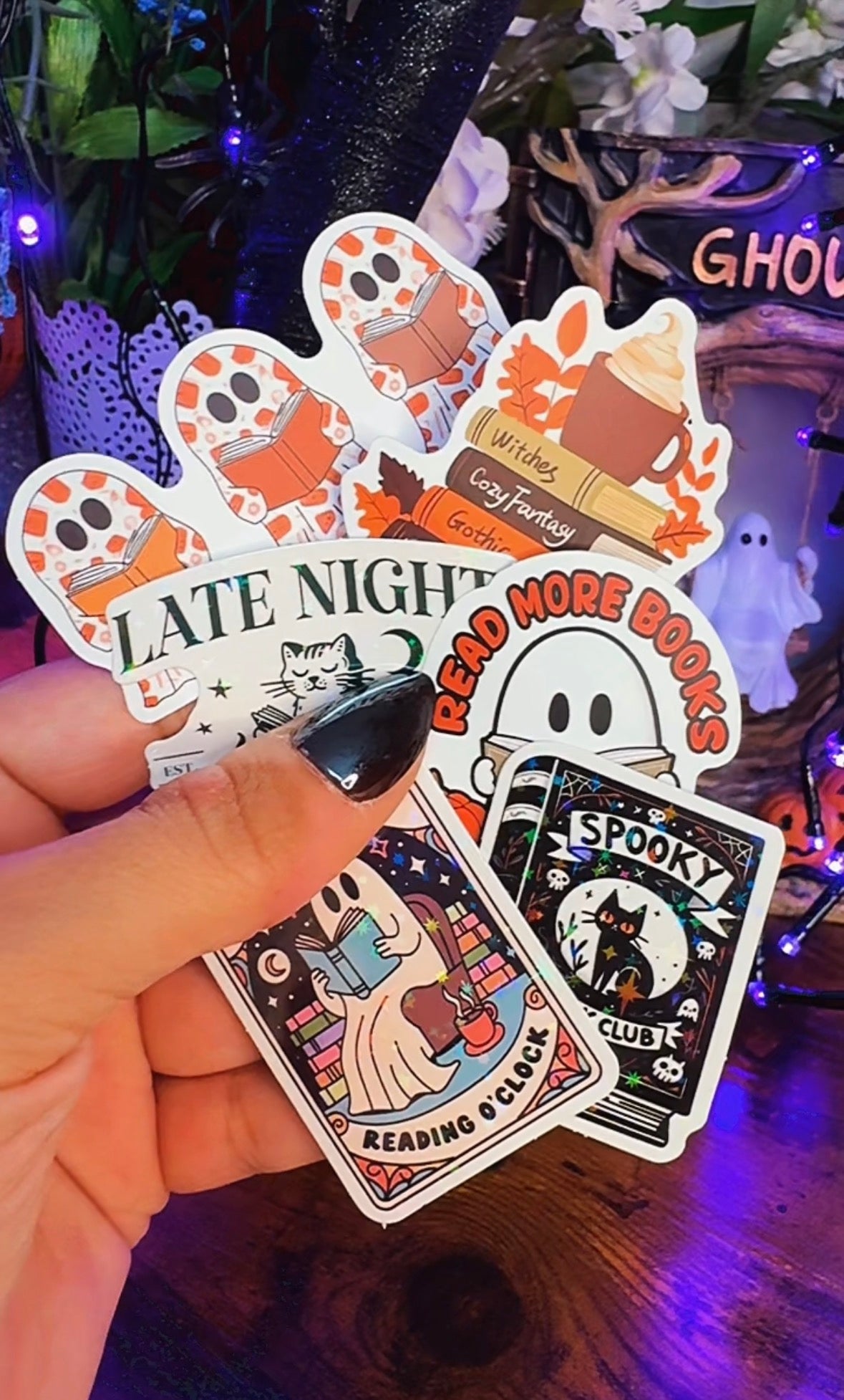 Halloween Bookmark & Sticker Packs