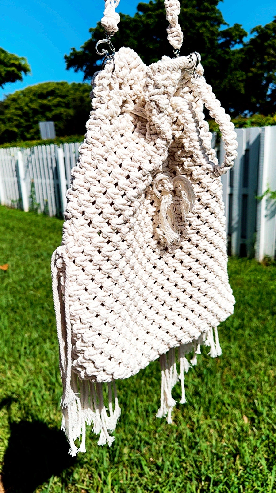 Boutique Handmade Macrame Cotton Shoulder Bag