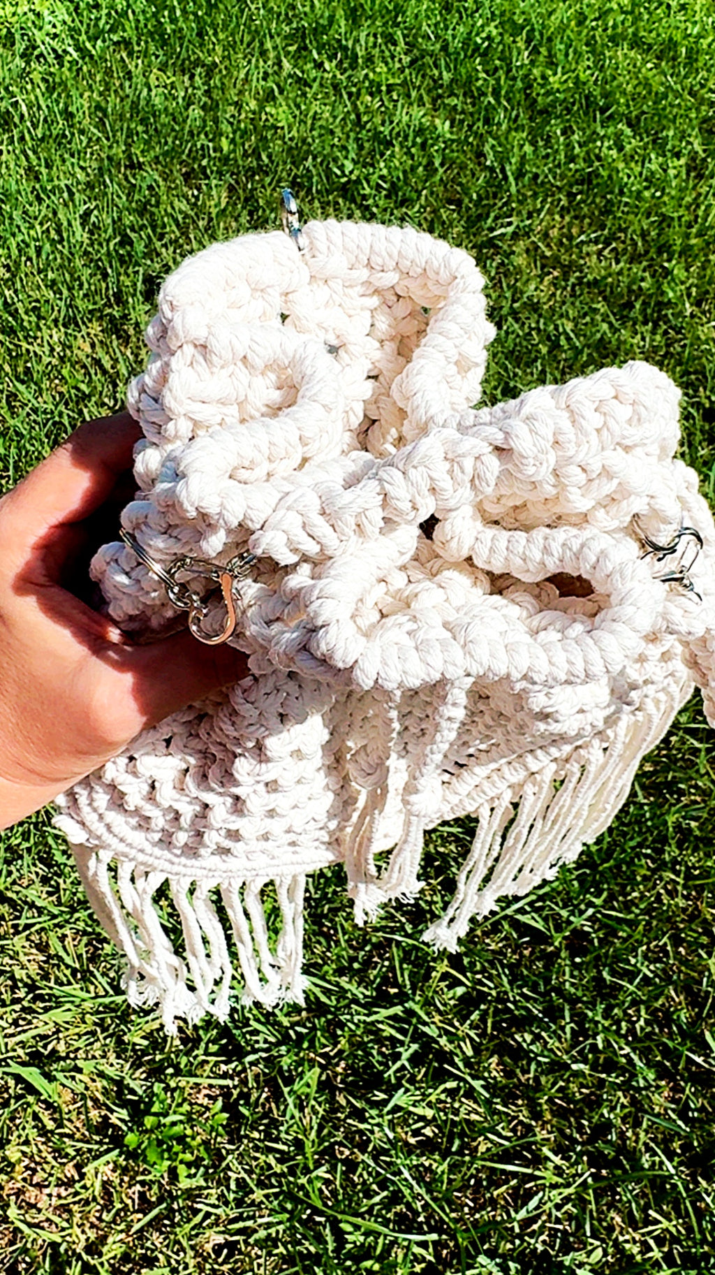 Boutique Handmade Macrame Cotton Shoulder Bag