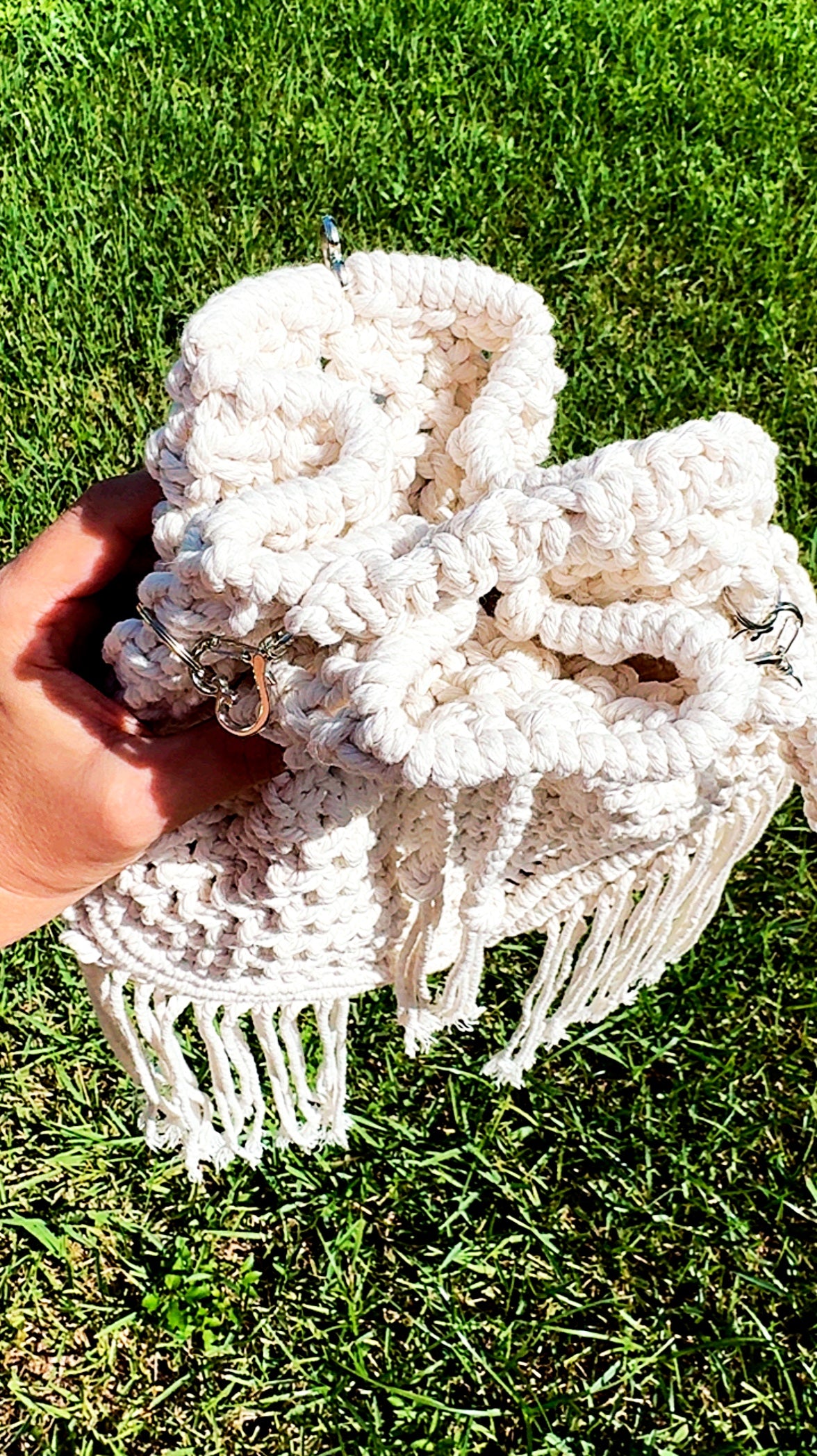 Boutique Handmade Macrame Cotton Shoulder Bag