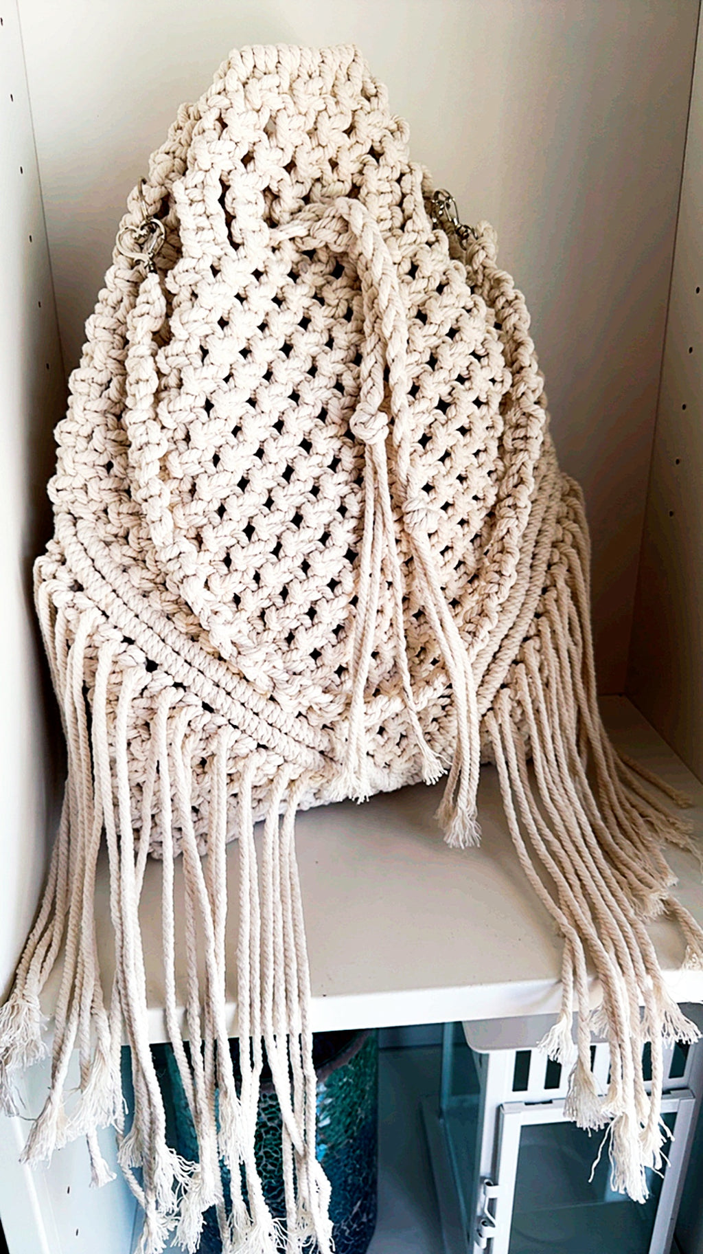 Boutique Handmade Macrame Cotton Shoulder Bag