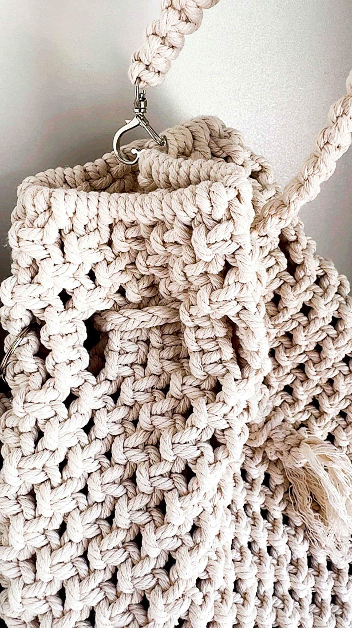 Boutique Handmade Macrame Cotton Shoulder Bag