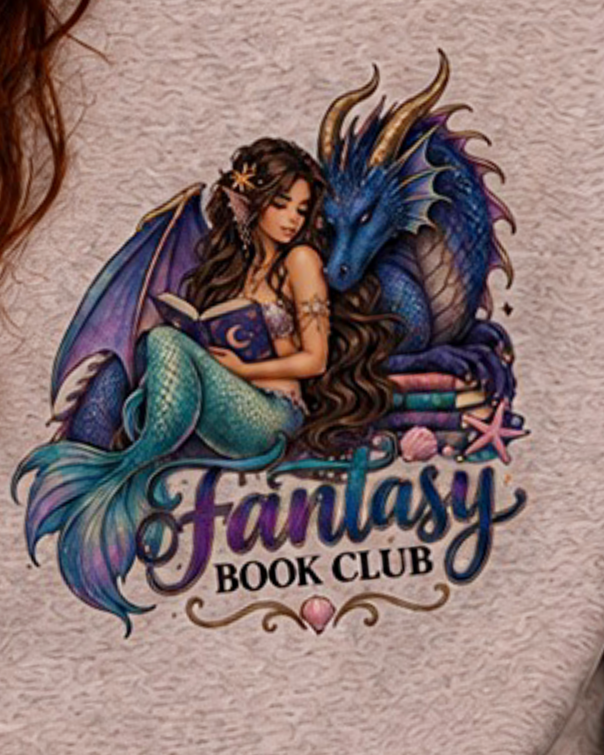 Fantasy Book Club Cozy Crewneck or Long Sleeve Tshirt