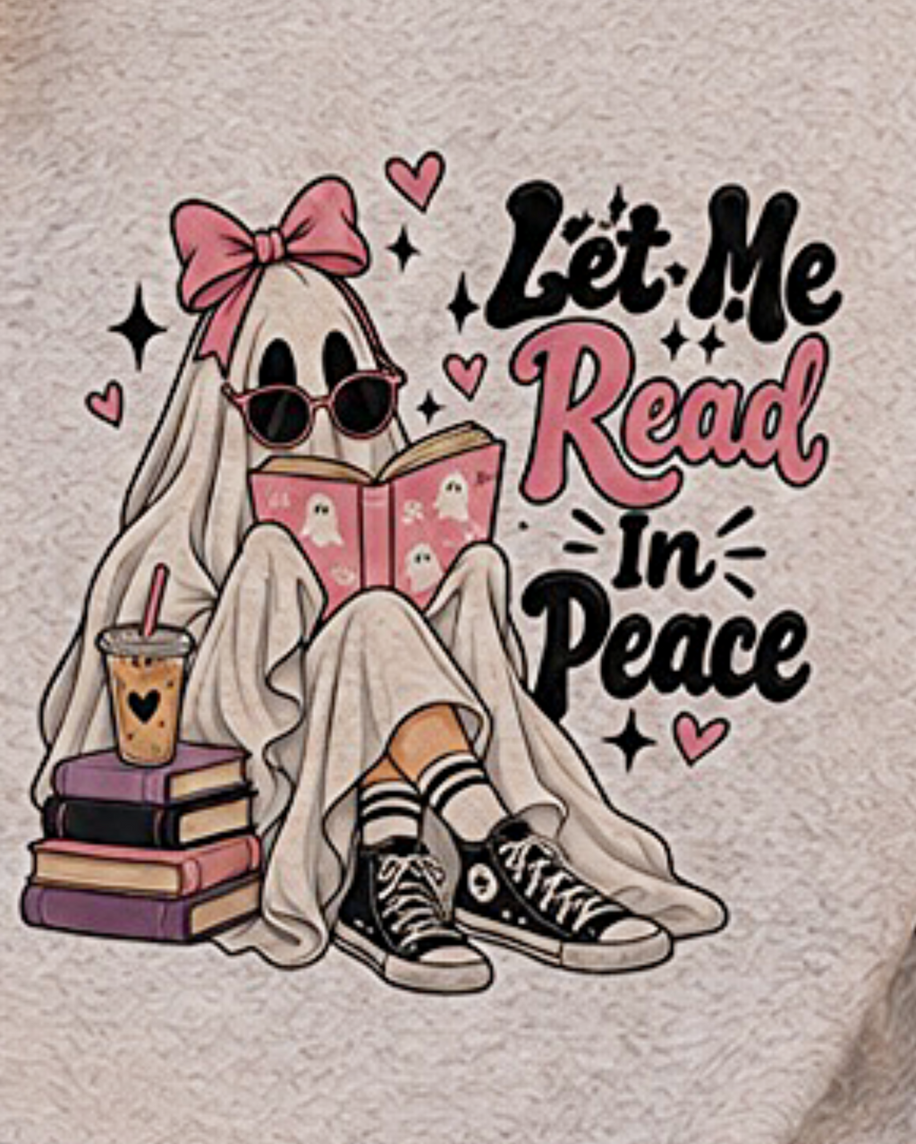 Let Me Read In Peace Cozy Crewneck or Long Sleeve Tshirt