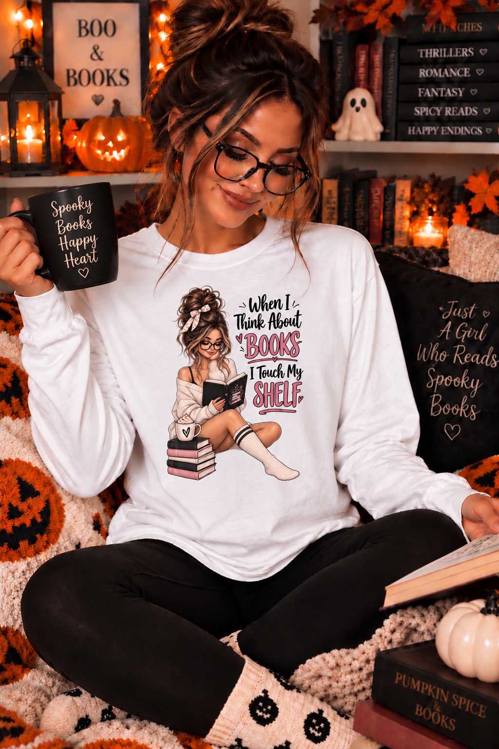 Touch My Shelf Cozy Crewneck or Long Sleeve Tshirt