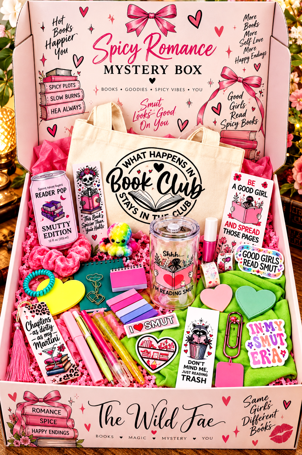 Spicy Romance Mystery Book Box