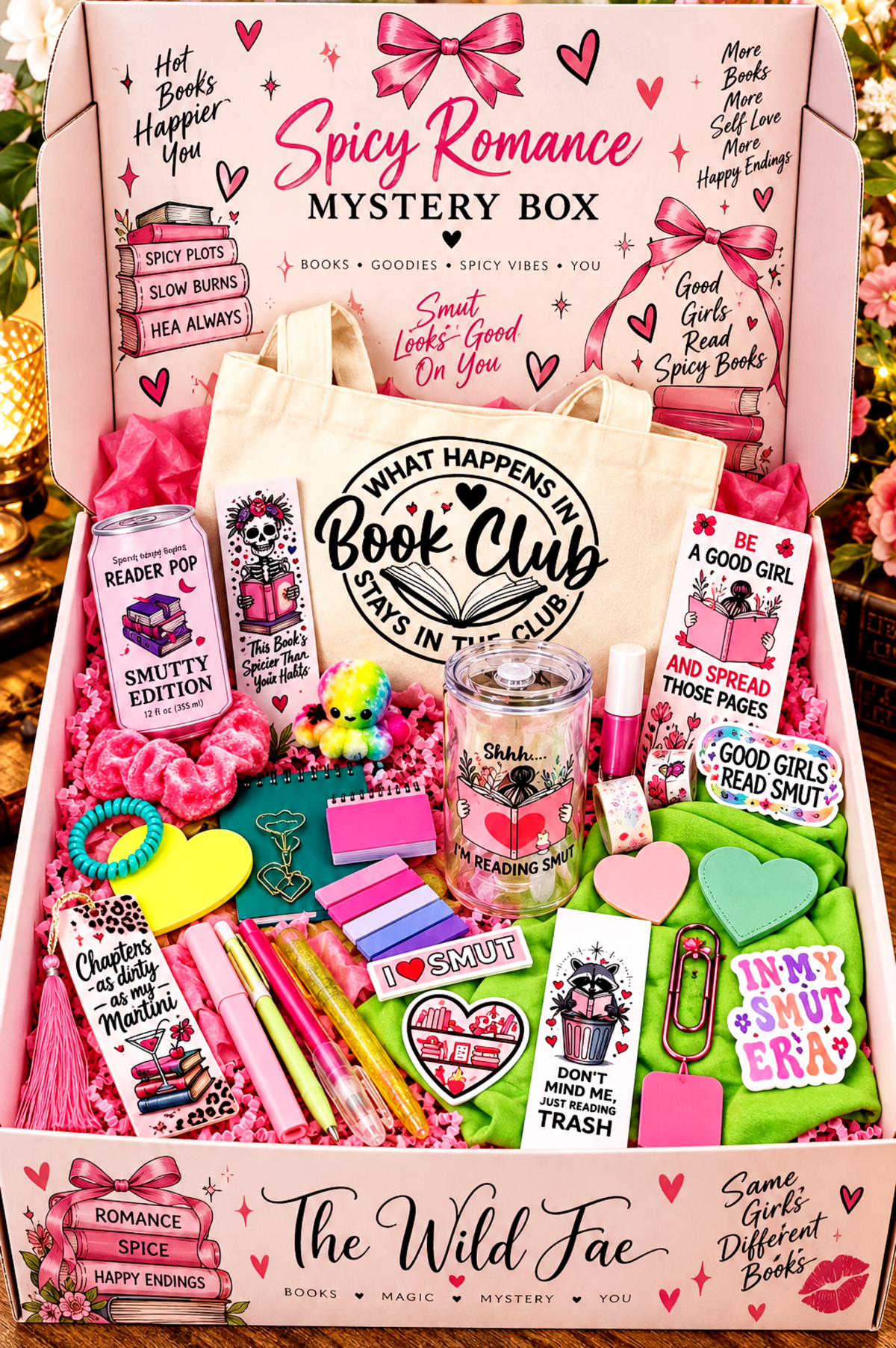 Spicy Romance Mystery Book Box