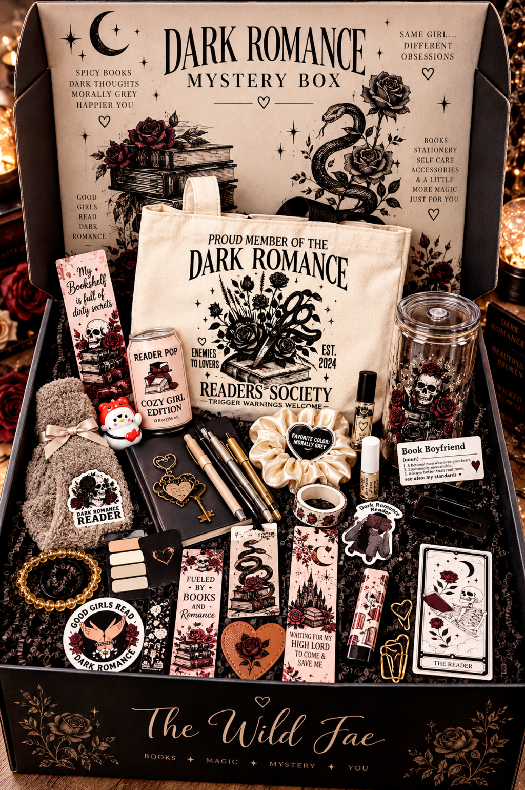 Dark Romance Mystery Book Box
