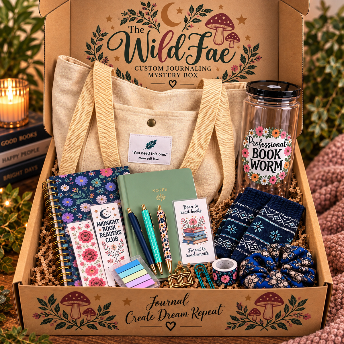 "Book Lovers" Premium Custom Journaling Mystery Box