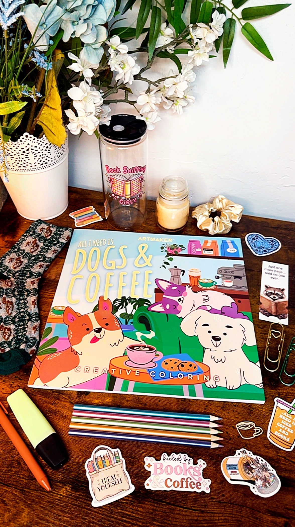 Blind Date with an Adult Coloring Book Box | Cozy Gift