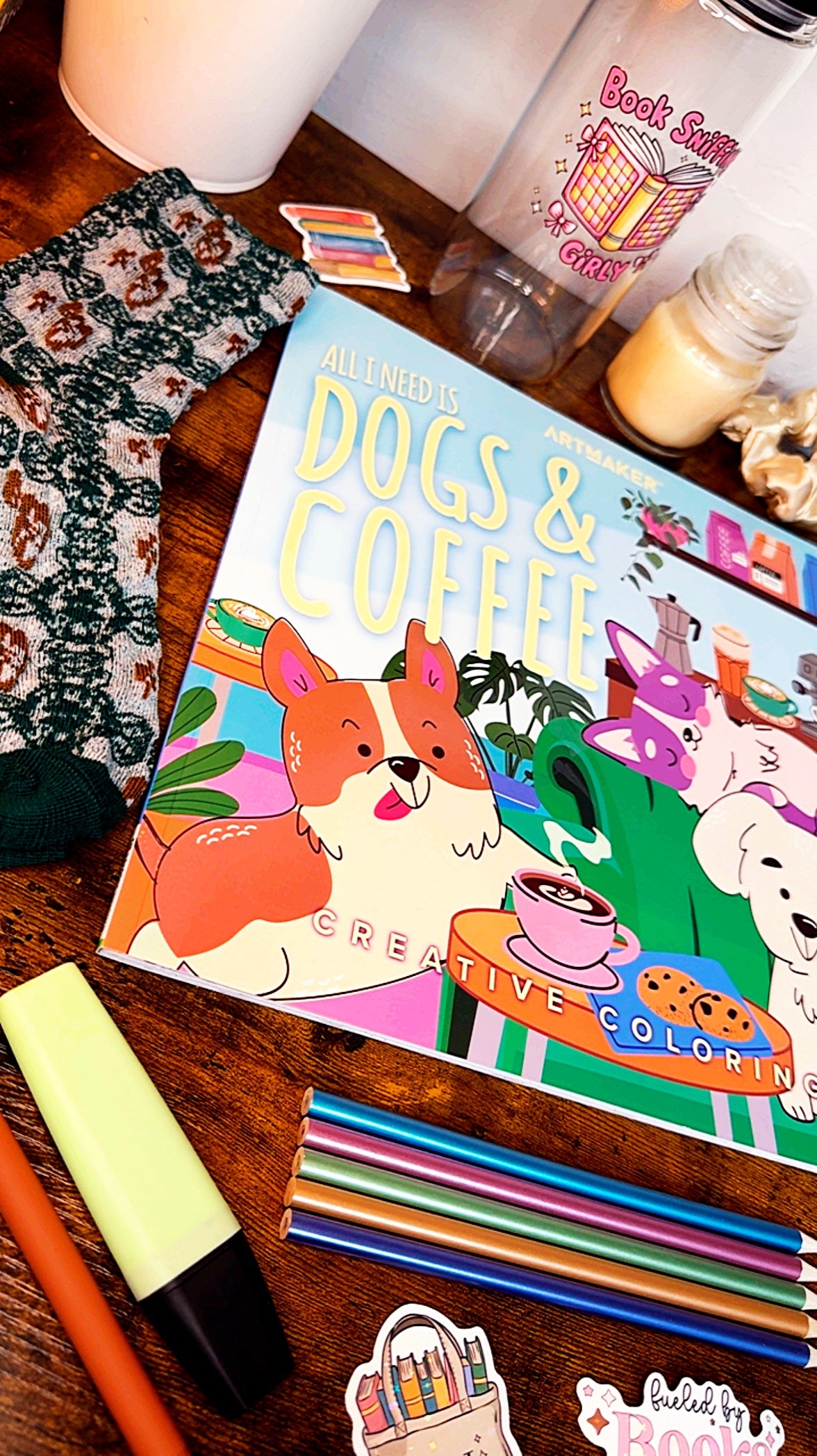 Blind Date with an Adult Coloring Book Box | Cozy Gift