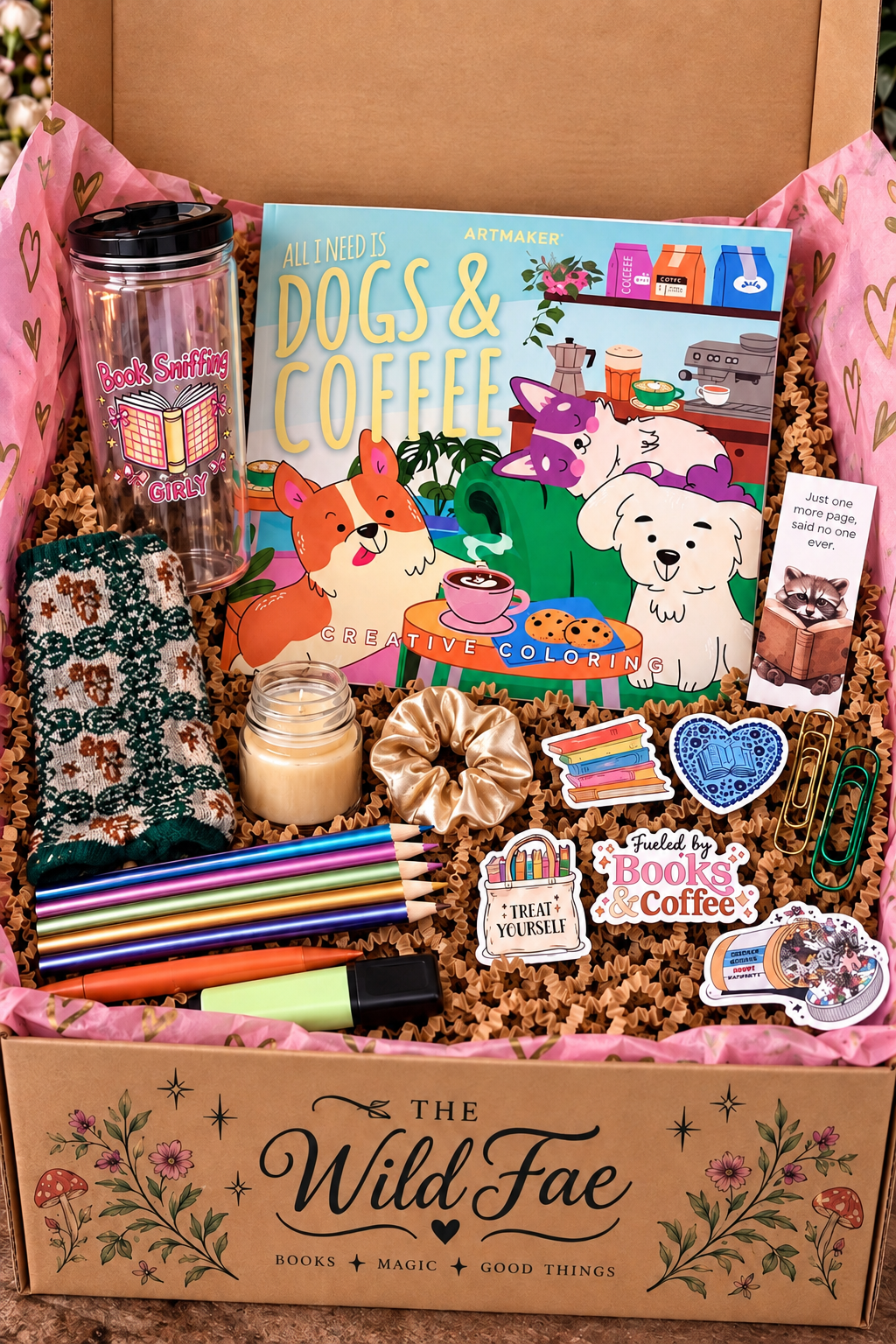 Blind Date with an Adult Coloring Book Box | Cozy Gift