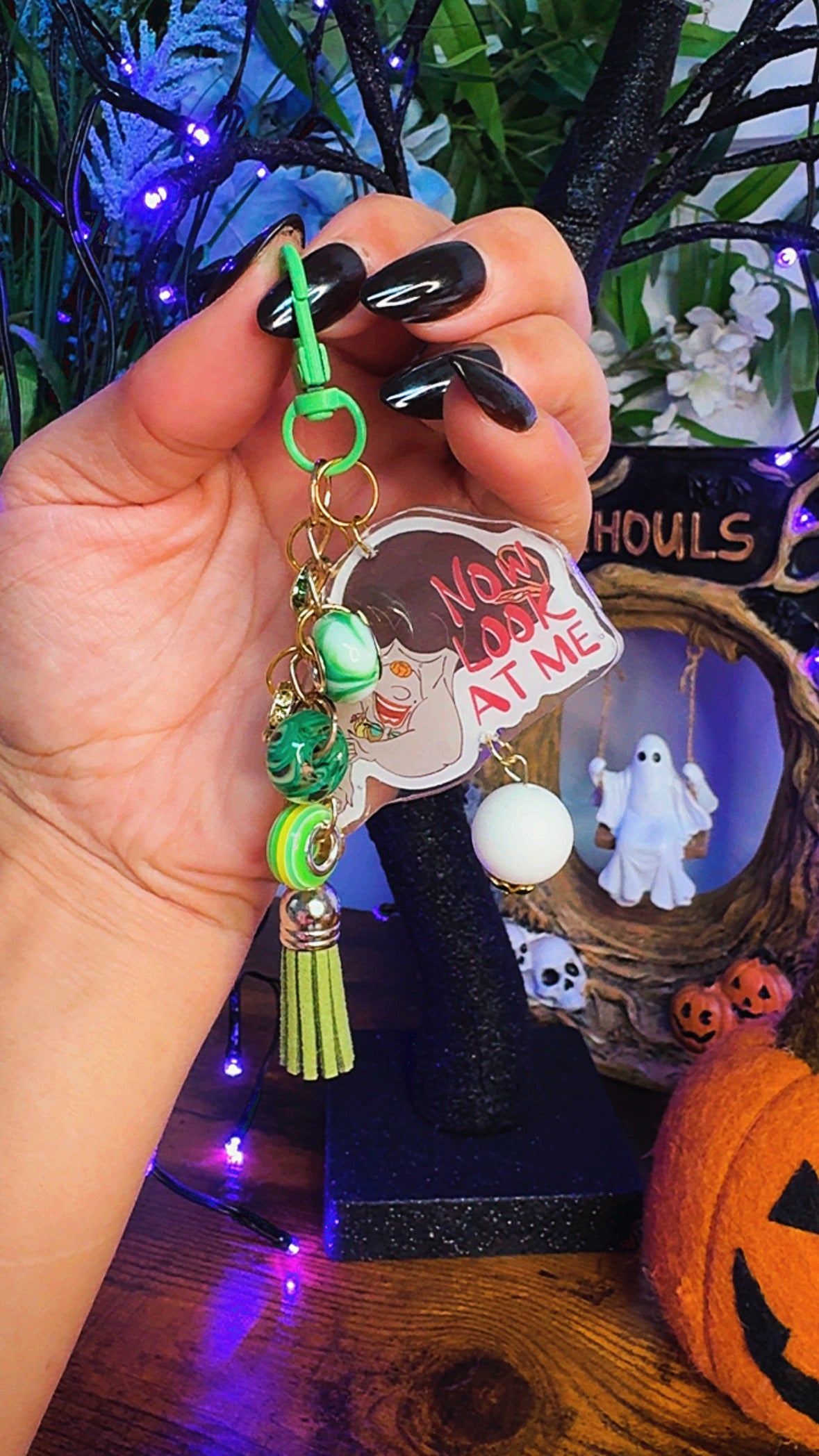 Villains Bag Charms | Cute Keychain Accessories | Colorful Purse & Backpack Charms | Zipper Pull