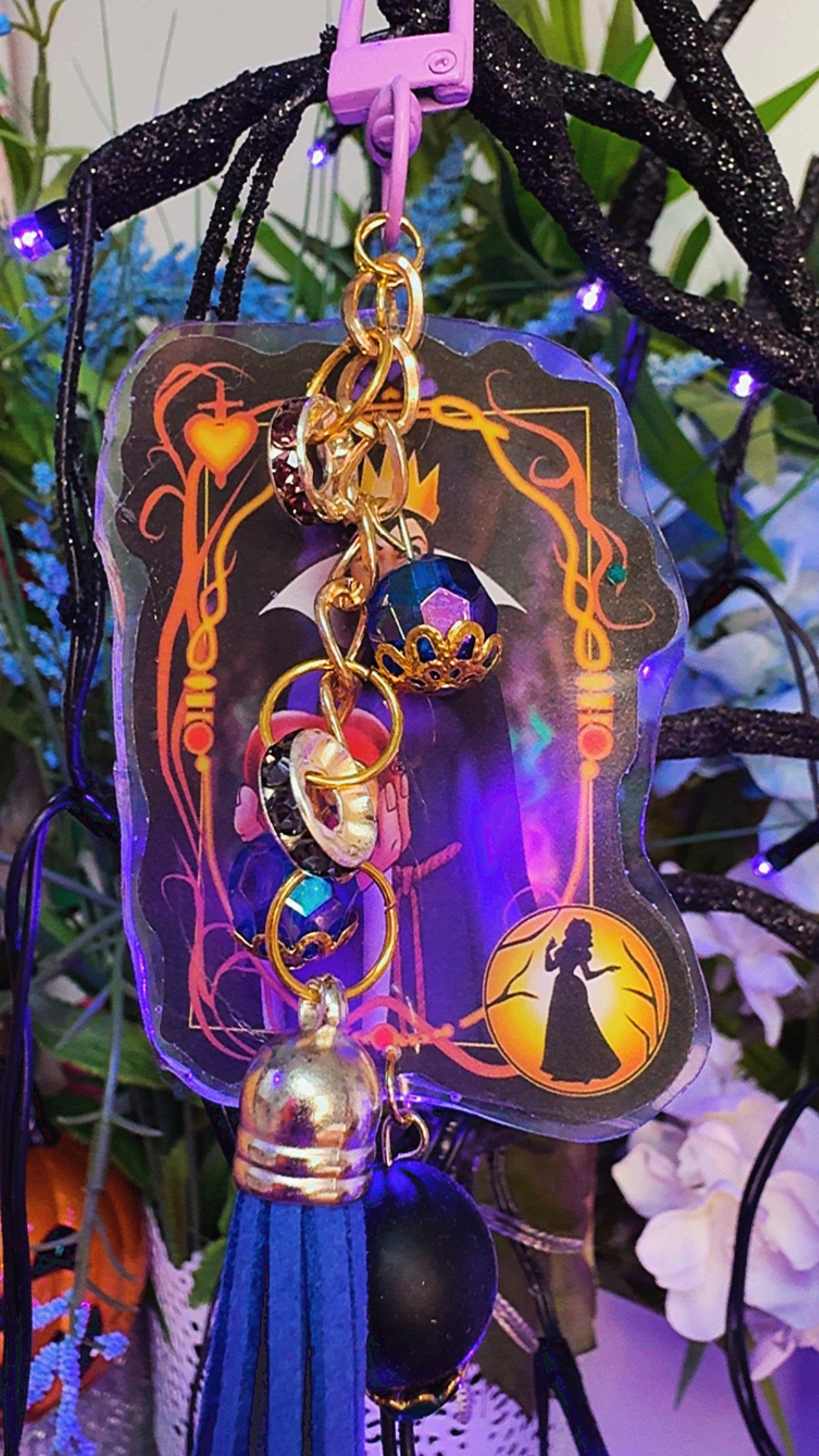 Villains Bag Charms | Cute Keychain Accessories | Colorful Purse & Backpack Charms | Zipper Pull