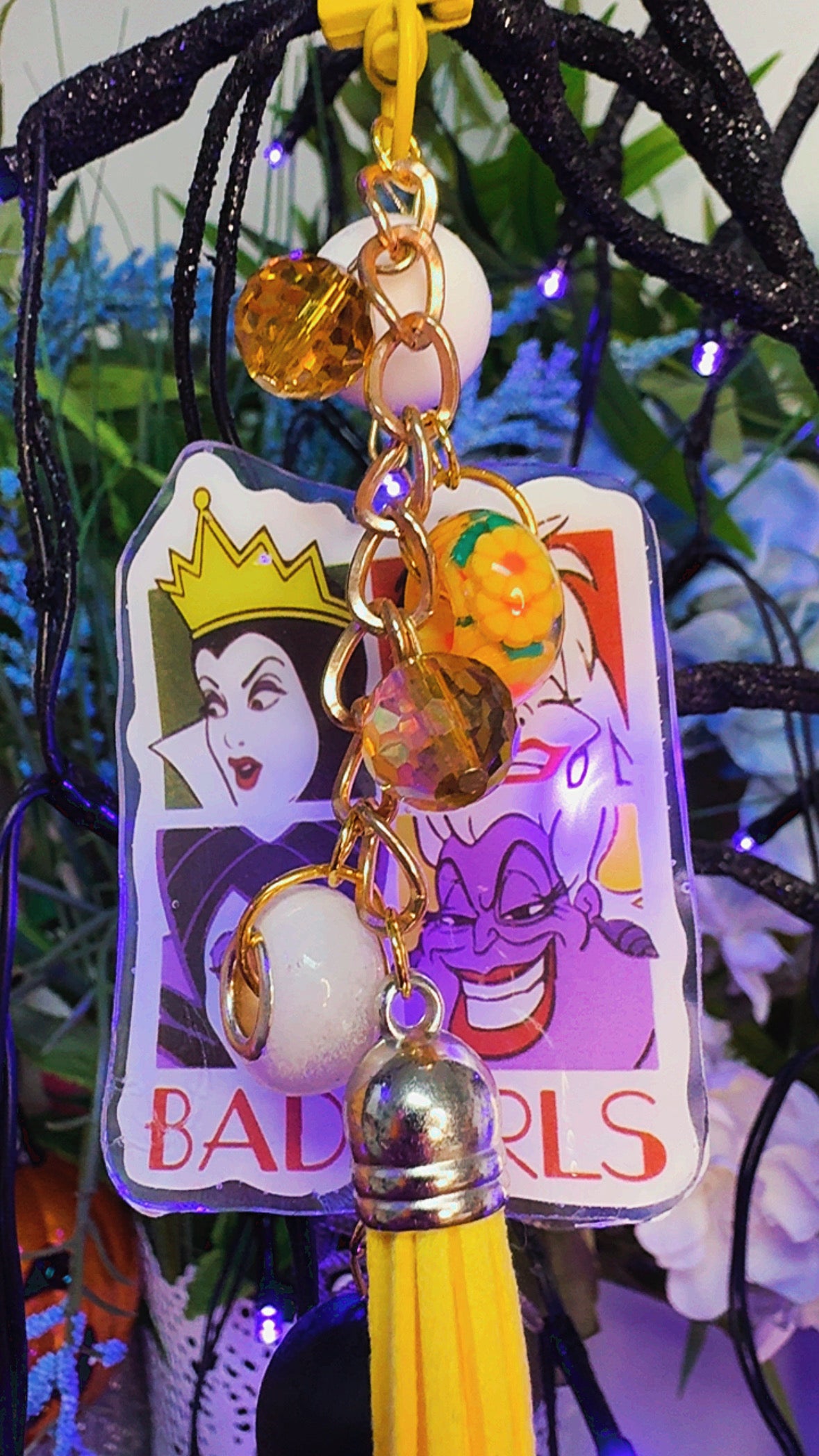 Villains Bag Charms | Cute Keychain Accessories | Colorful Purse & Backpack Charms | Zipper Pull