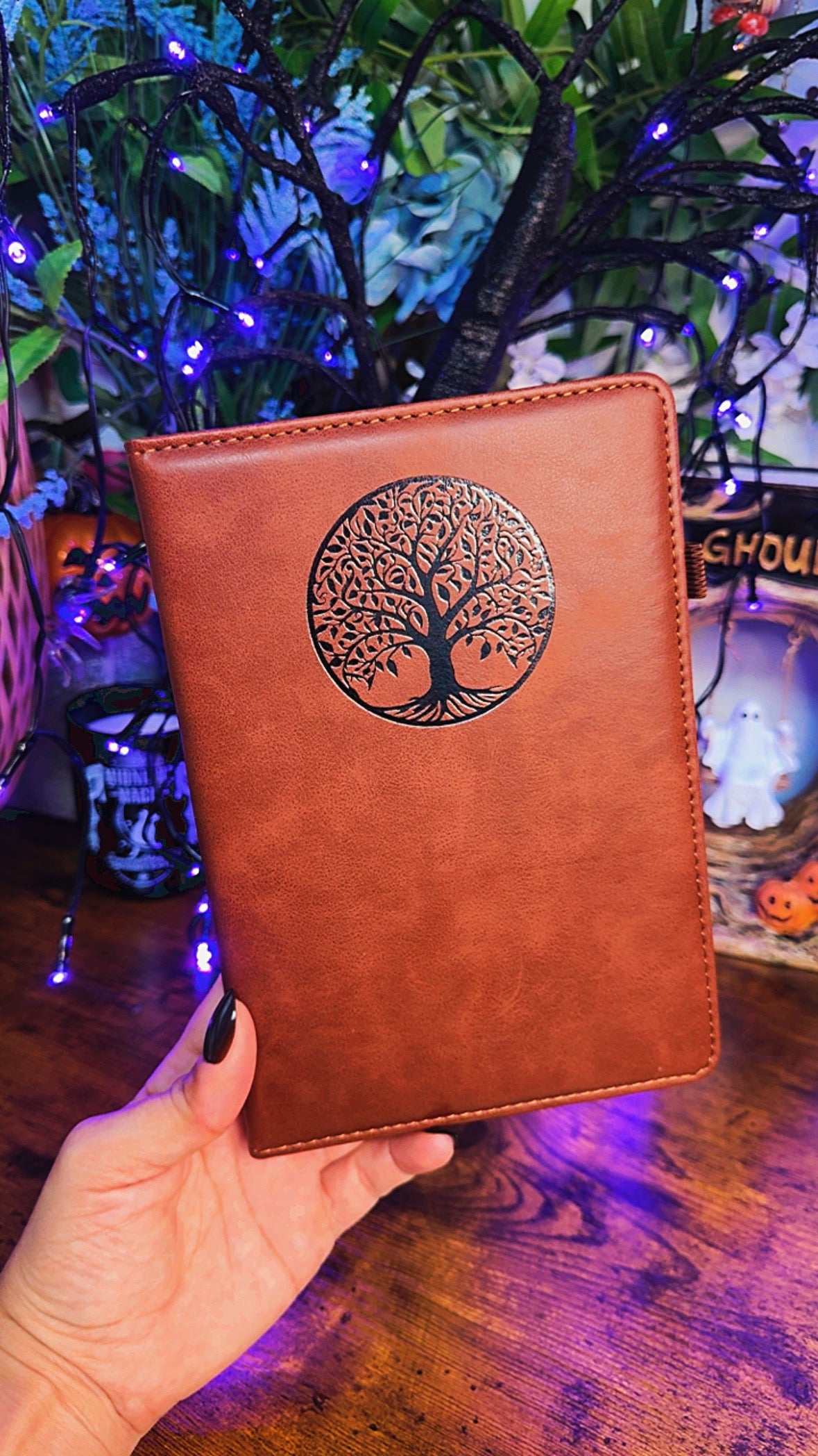 Cottagecore Soft Cover Faux-Leather Lay Flat Journal