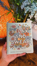 Funny Relax and Swear Adult Coloring Book