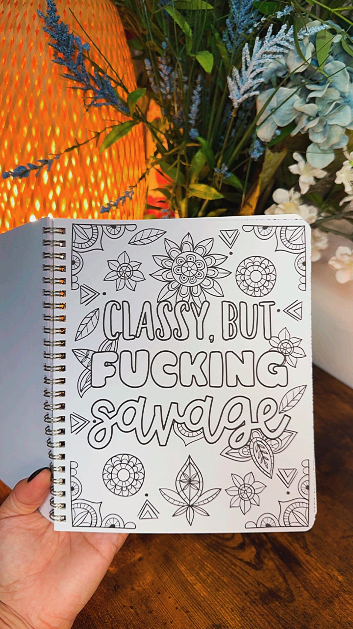 Funny Relax and Swear Adult Coloring Book
