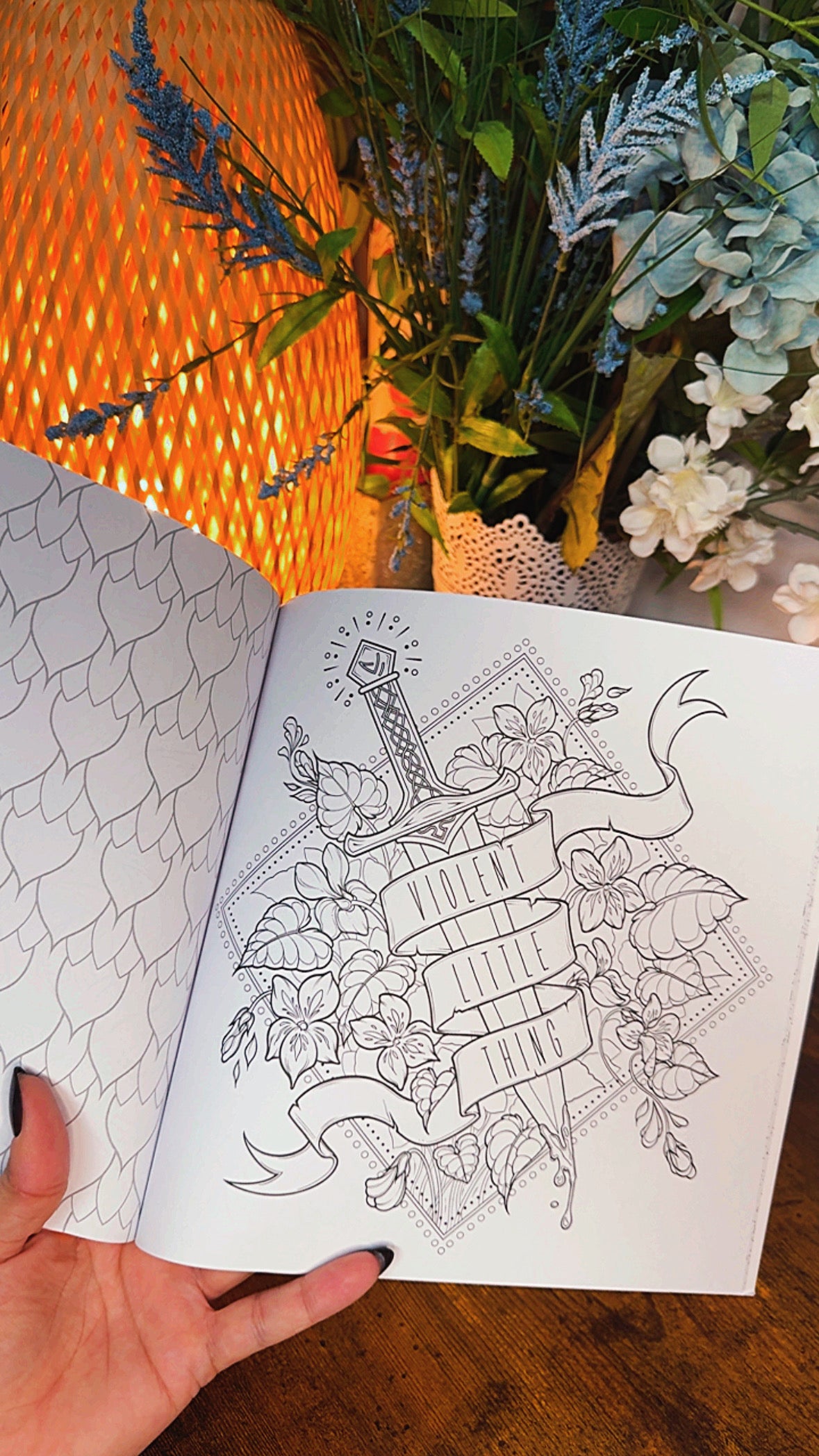 Fourth Wing Adult Coloring Book