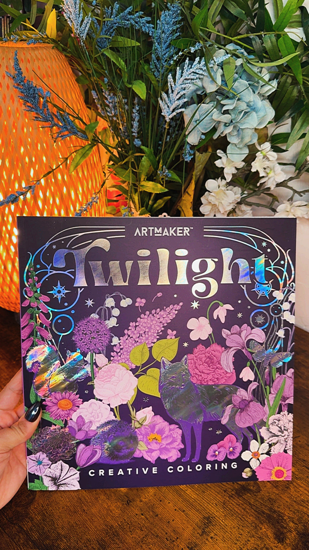 Twilight Nature Large Adult Coloring Book
