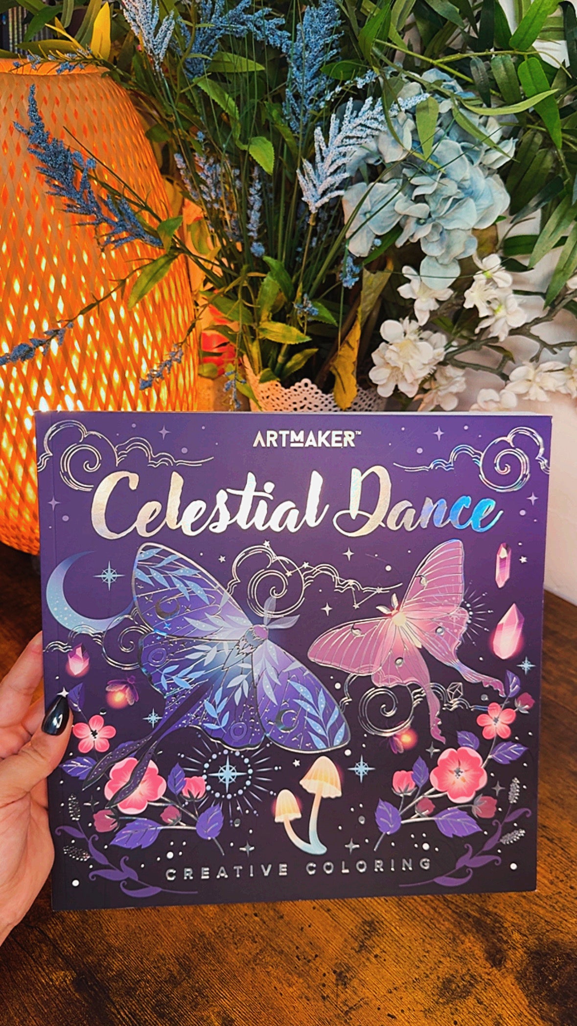 Celestial Dance Large Adult Coloring Book
