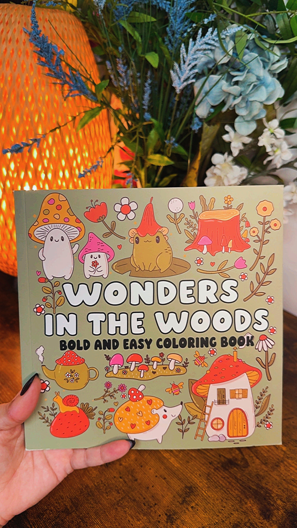 Bold and Easy Level Animal and Nature Adult Coloring Book