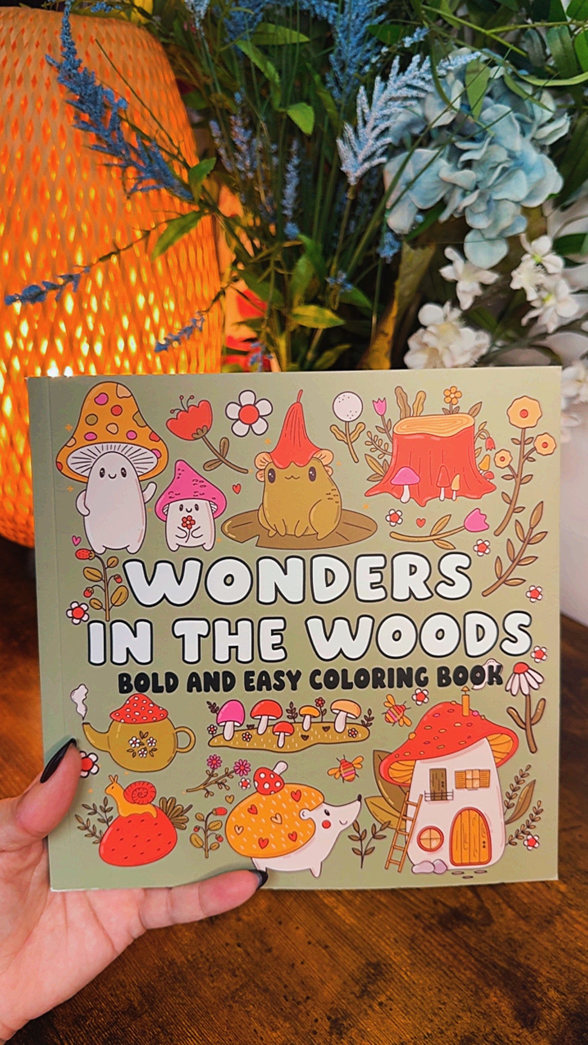 Bold and Easy Level Animal and Nature Adult Coloring Book