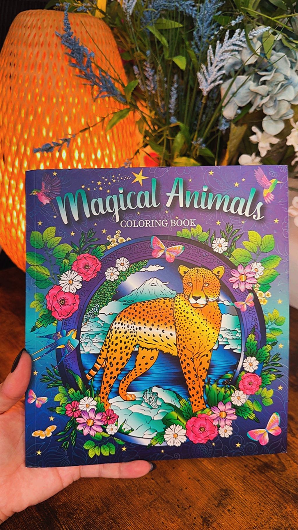 Magical Animals Adult Coloring Book