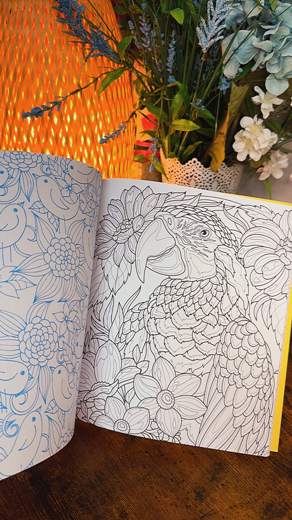 Magical Animals Adult Coloring Book