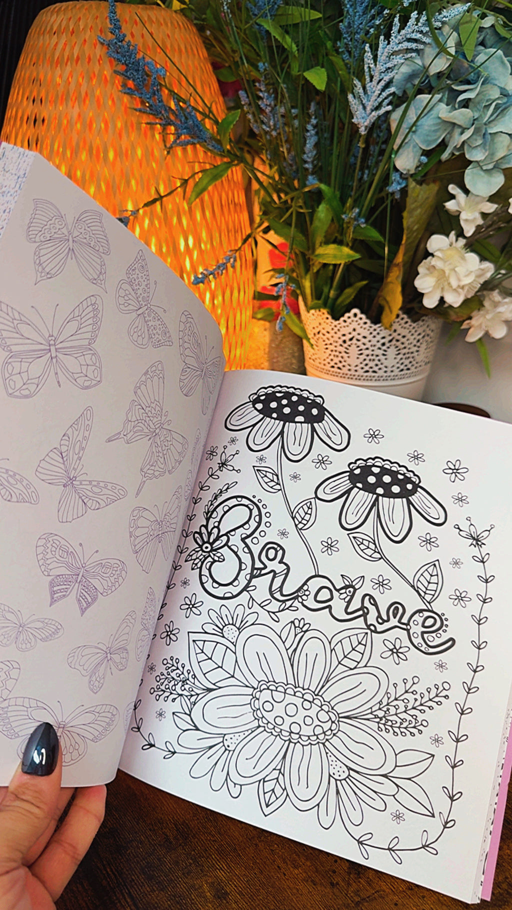 Believe in Yourself Positive Affirmations Adult Coloring Book