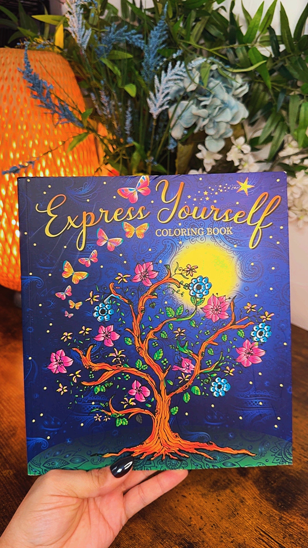 Express Yourself Boho Motivational Adult Coloring Book