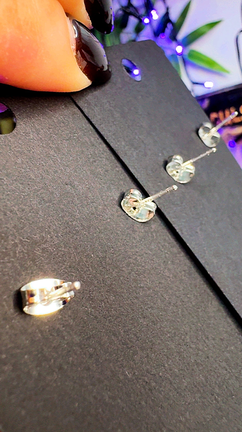 Ghost Earrings | Glow In The Dark Holographic | Sterling Silver Halloween Accessory