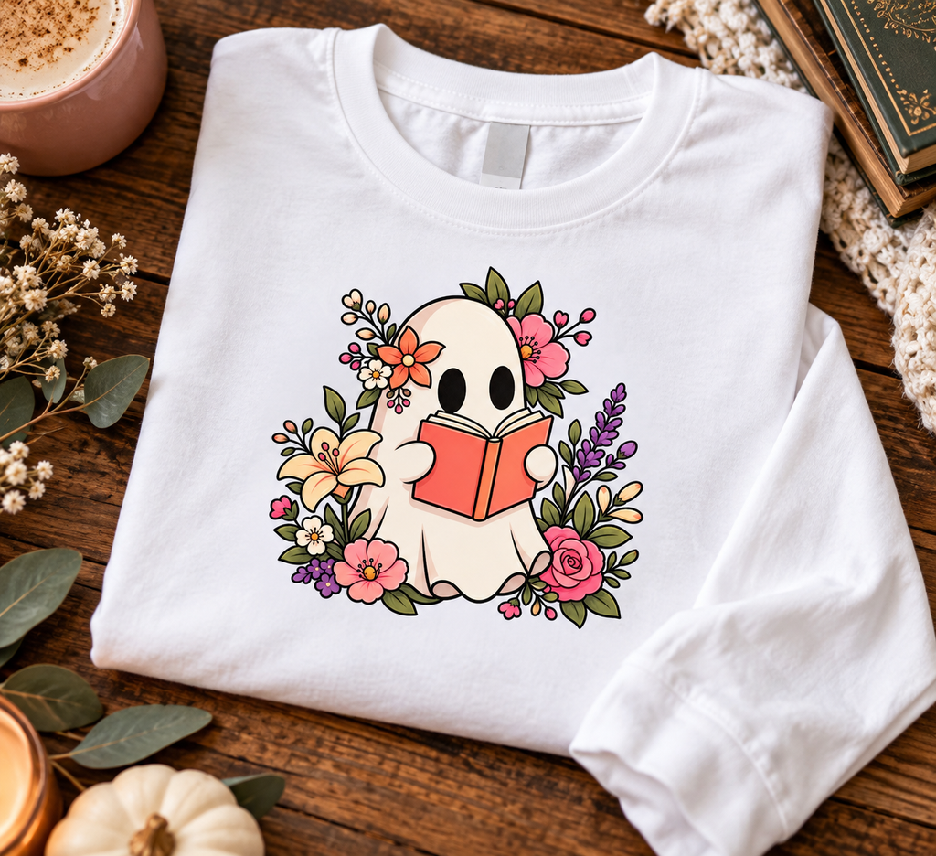Ghost Reader Long Sleeve Tshirt
