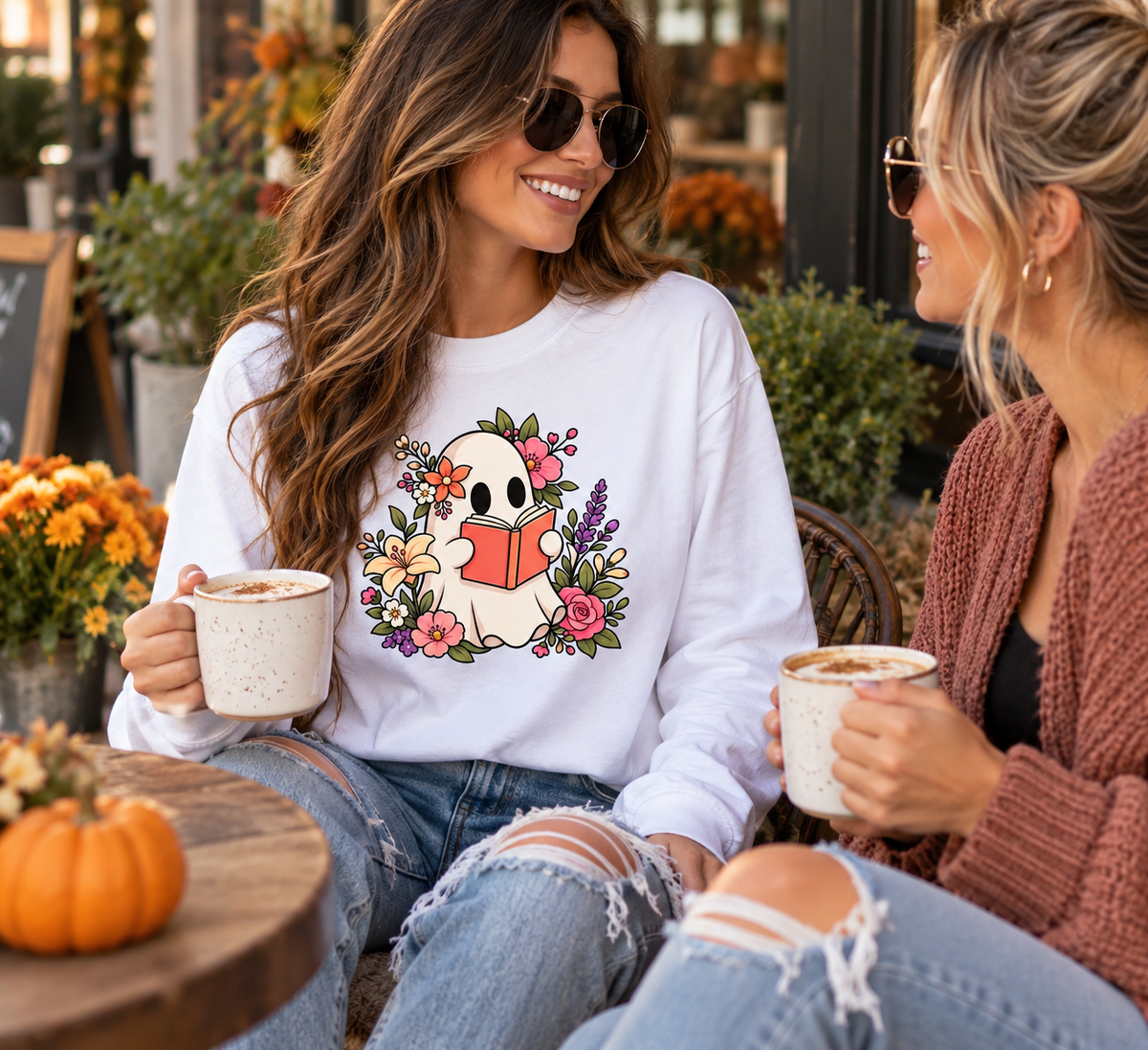 Ghost Reader Long Sleeve Tshirt