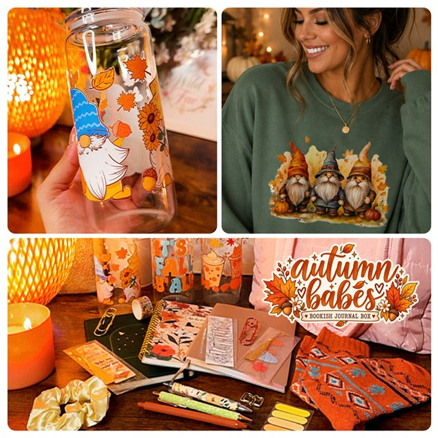 Autumn Babes "Autumn Gnomes" Blind Date with a Journal Bundle