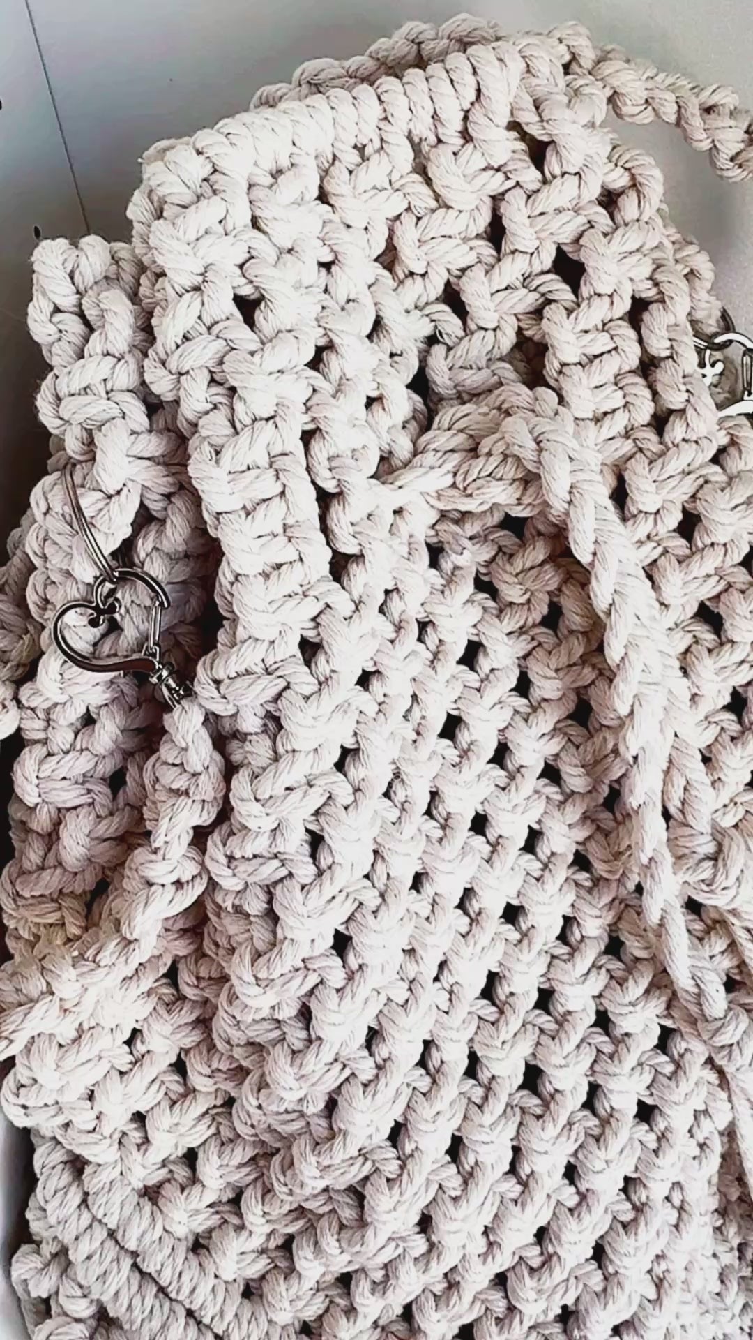 Boutique Handmade Macrame Cotton Shoulder Bag